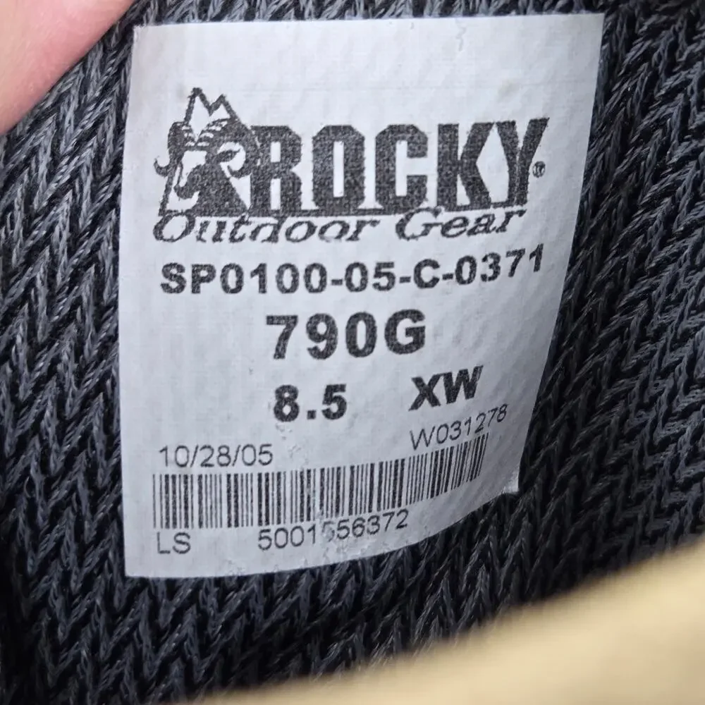 Rocky Boots size 8.5XW Extra Wide 790G Gore-Tex Desert Tan Military Combat Boots